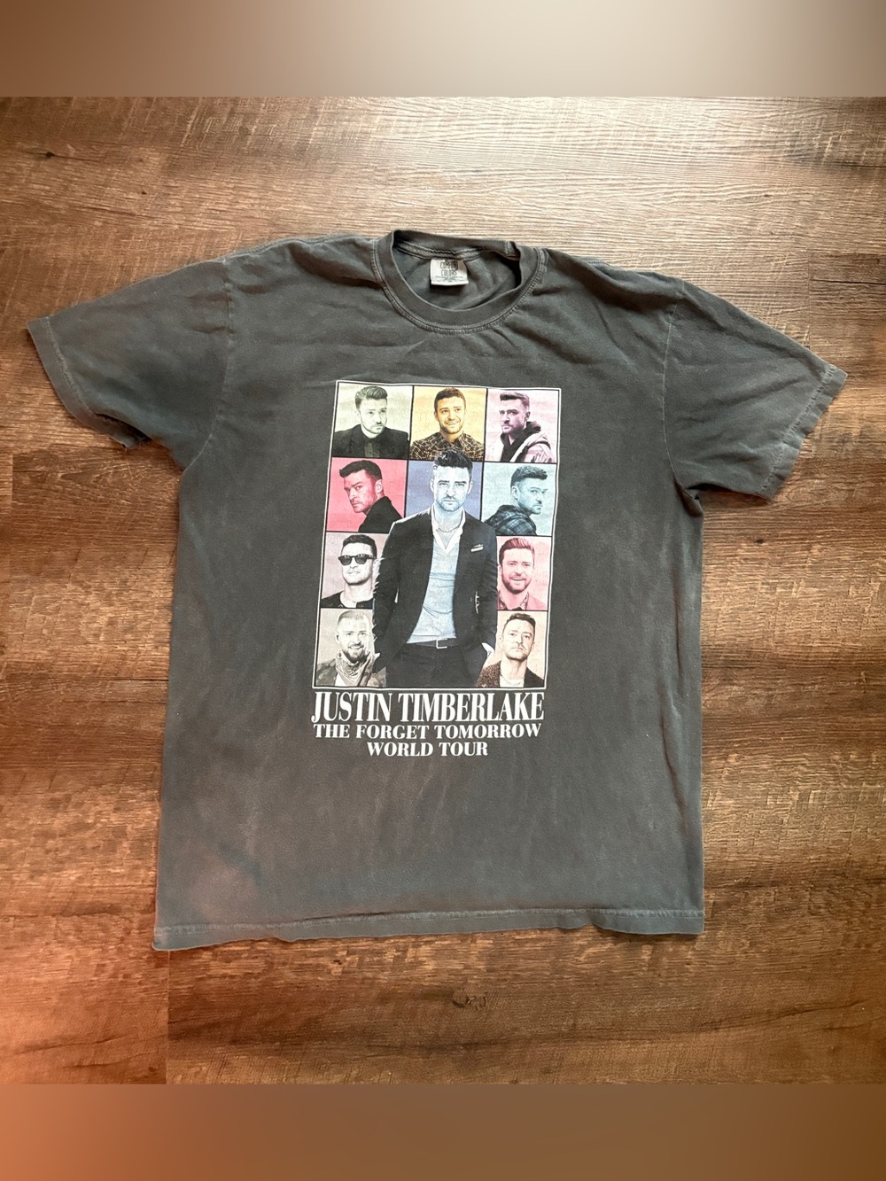 Justin Timberlake Forget Tomorrow World Tour t-shirt Comfort Colors Eras Style L